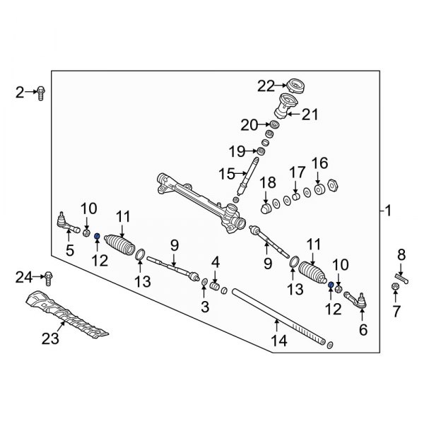 Rack and Pinion Bellows Clamp