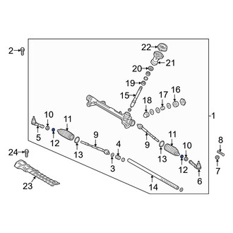 Hyundai OE - Outer Rack and Pinion Bellows Clamp