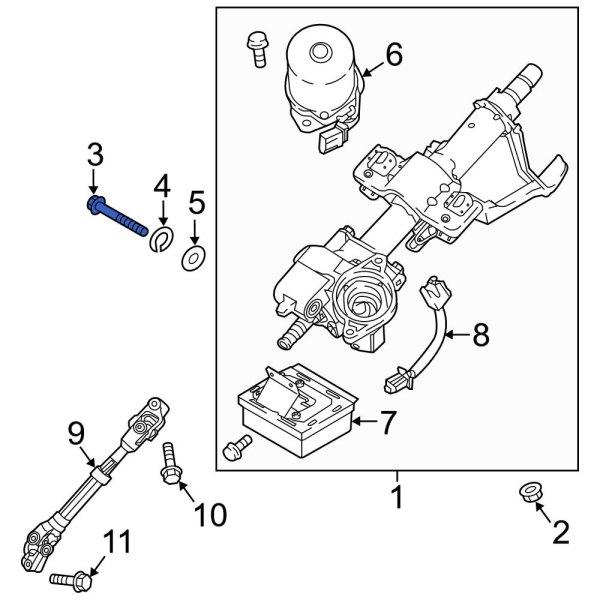 Steering Column Bolt