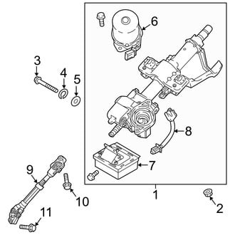 Hyundai OE - Steering Column Assembly