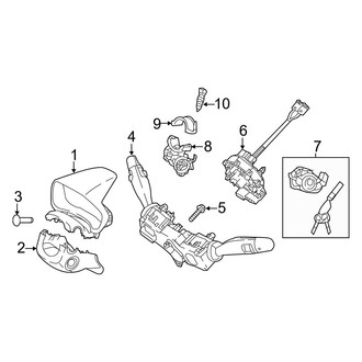 Hyundai OE - Steering Column - Shroud, Switches & Levers