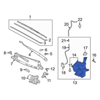 Hyundai OE - Washer Fluid Reservoir