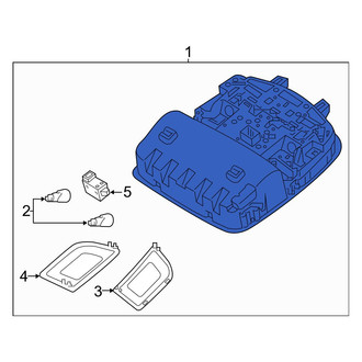Hyundai OE - Upper Overhead Console