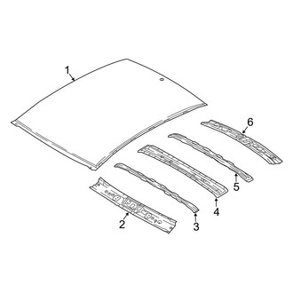 Hyundai OE - Roof & Components (W/O Sunroof)