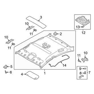 Hyundai OE - Roof - Interior Trim