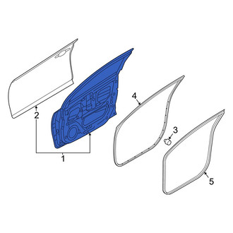 Hyundai OE - Front Left Door Shell