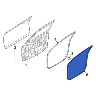Hyundai OE - Front Left Inner Door Seal