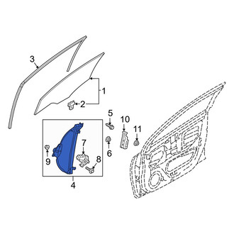 Hyundai OE - Front Left Window Regulator