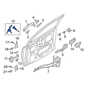 Hyundai OE - Front Left Door Lock Cylinder