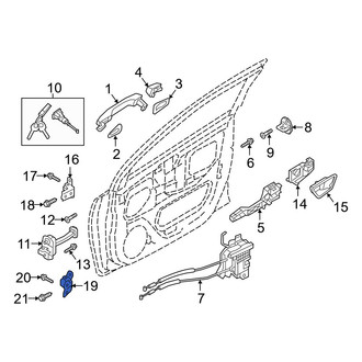 Hyundai OE - Front Right Lower Door Hinge
