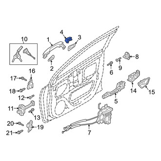Hyundai OE - Front Right Exterior Door Handle Cover