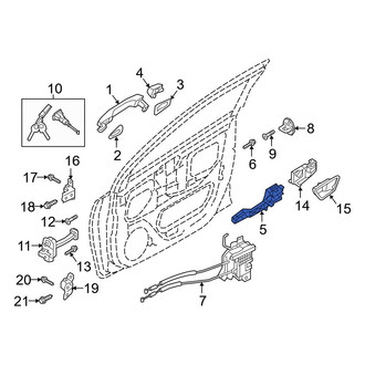 Hyundai OE - Front Left Exterior Door Handle Base