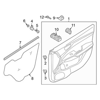 Hyundai OE - Front Door - Door Trim Panel