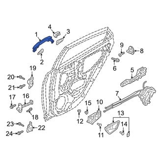 Hyundai OE - Rear Right Outer Exterior Door Handle