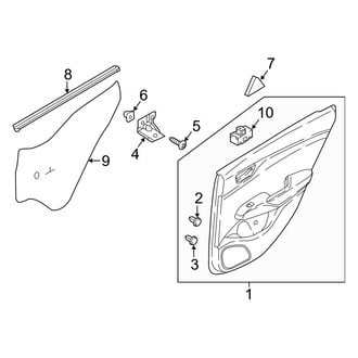 Hyundai OE - Rear Door - Interior Trim