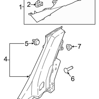 Hyundai OE - Quarter Panel - Interior Trim