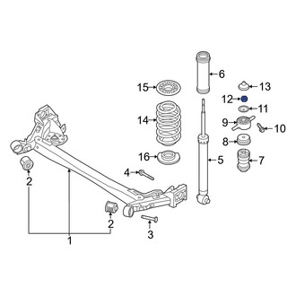 Hyundai OE - Suspension Shock Absorber Nut