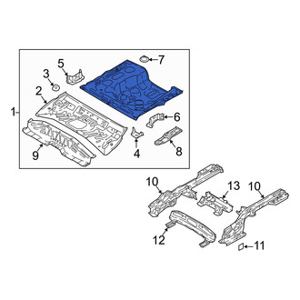 Hyundai OE - Rear Floor Pan