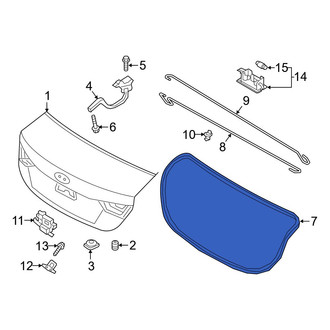 Hyundai OE - Rear Deck Lid Seal