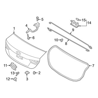 Hyundai OE - Trunk Lid - Lid & Components