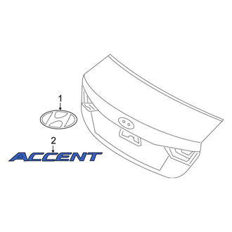 Hyundai OE - Rear Deck Lid Emblem