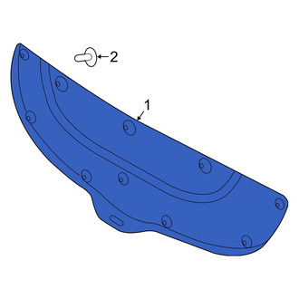 Hyundai OE - Rear Deck Lid Trim
