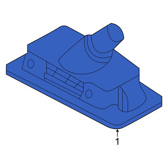 Hyundai OE - Rear Left License Plate Light Assembly