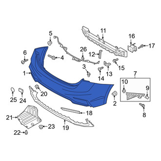 Hyundai OE - Rear Bumper Cover