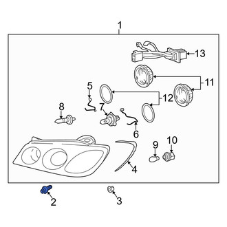 Hyundai OE - Grille Retainer