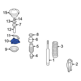 Hyundai OE - Front Suspension Strut Mount