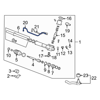 Hyundai OE - Front Right Power Steering Line
