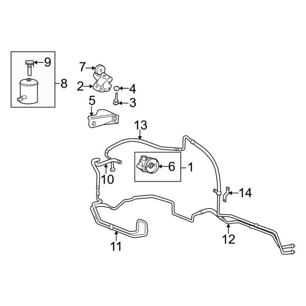 Steering Gear & Linkage - Pump & Hoses