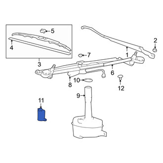 Hyundai OE - Windshield Washer Pump