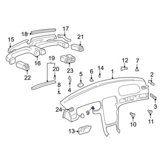 Hyundai OE - Lower Dash Panel Screw