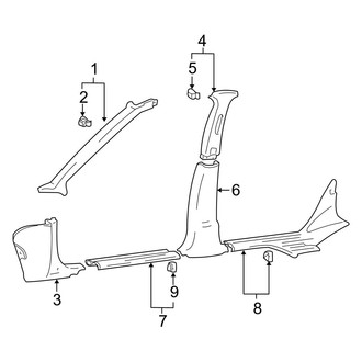 Hyundai OE - Pillars, Rocker & Floor - Interior Trim