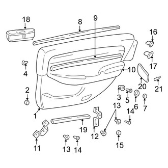 Hyundai OE - Rear Door - Interior Trim