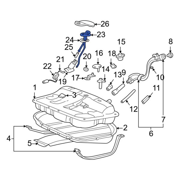 Fuel Line Bracket