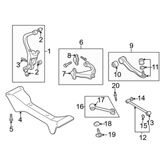 Hyundai OE - Rear Suspension - Suspension Components