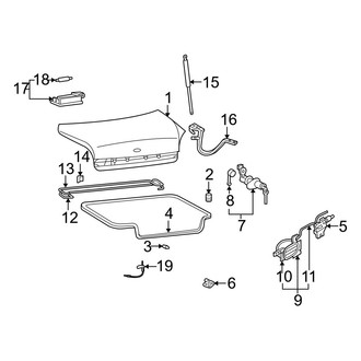 Hyundai OE - Trunk Lid - Lid & Components