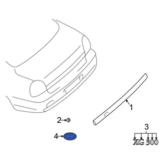 Hyundai OE - Rear Deck Lid Emblem