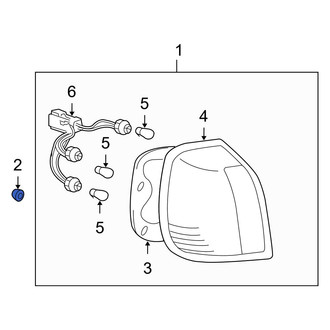 Hyundai OE - Tail Light Nut