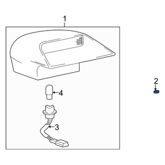 Hyundai OE - Center High Mount Stop Light Nut