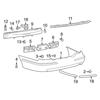 Hyundai OE - Rear Bumper - Bumper & Components