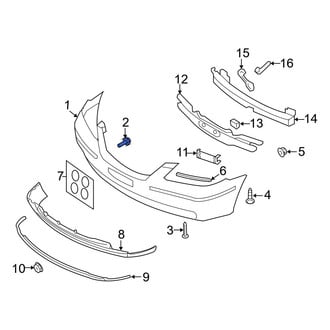 Hyundai OE - Grille Molding Screw