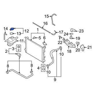 Hyundai OE - Engine Coolant Reservoir Cap