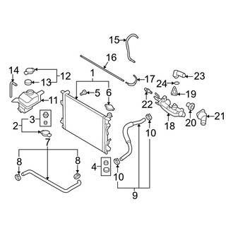 Hyundai OE - Cooling - Radiator & Components