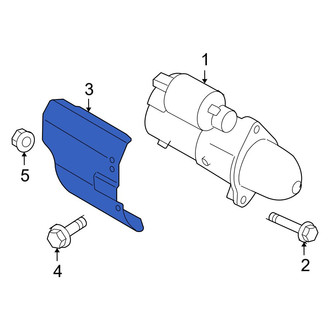 Hyundai OE - Starter Heat Shield