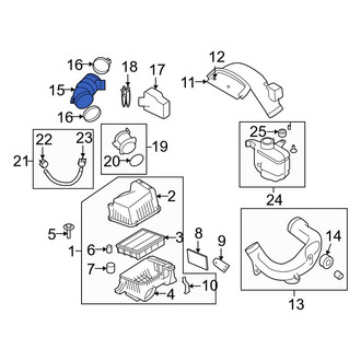 Hyundai OE - Engine Air Intake Hose