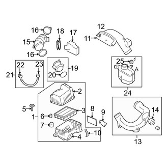 Hyundai OE - Engine / Transaxle - Air Intake