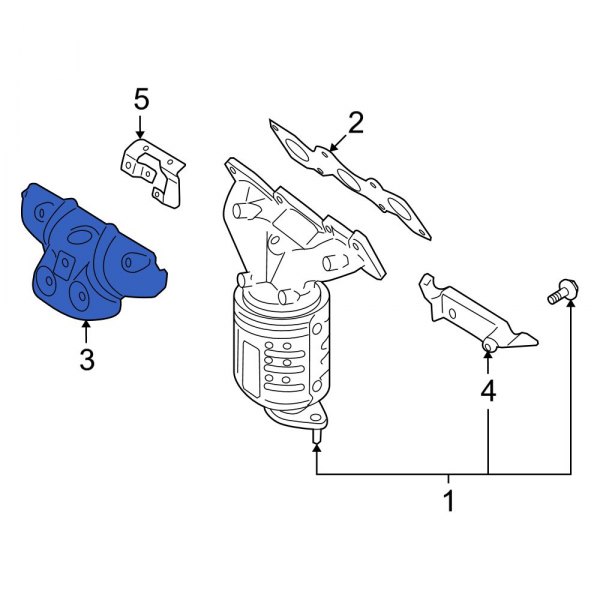 Exhaust Manifold Heat Shield